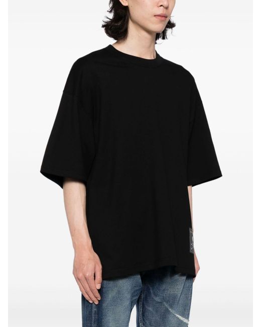 Mastermind Japan Black Circle Skull Cotton T-shirt for men