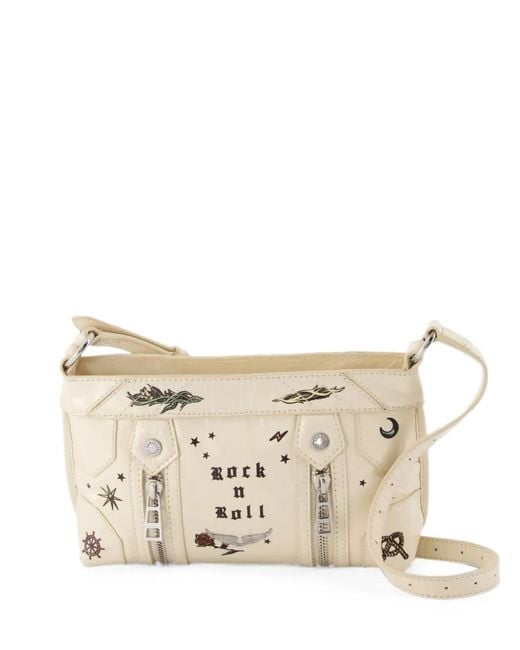 Zadig & Voltaire Natural Sunny Mood Tattoo Crossbody Bag