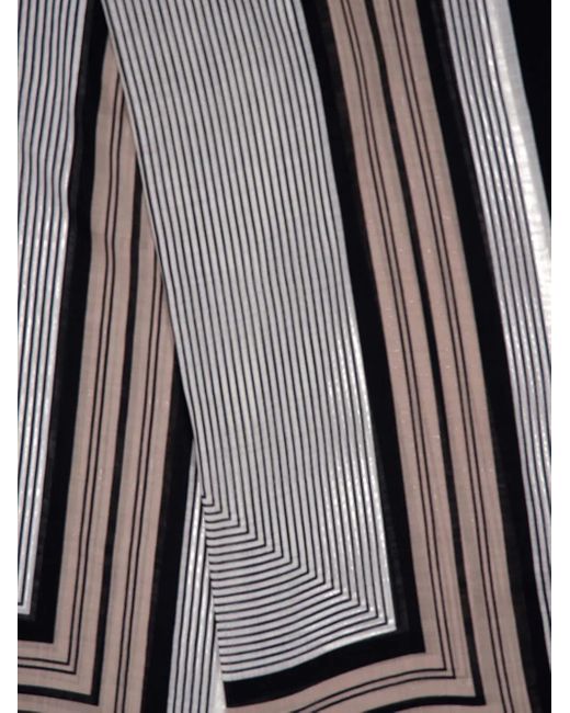 Ferragamo Gray Wool Scarf