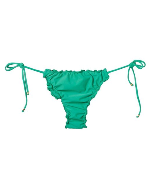 Amir Slama Green Ruched Bikini Bottom