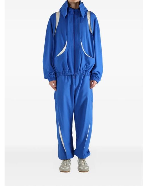 Adererror Blue Zip-Up Panel Jacket