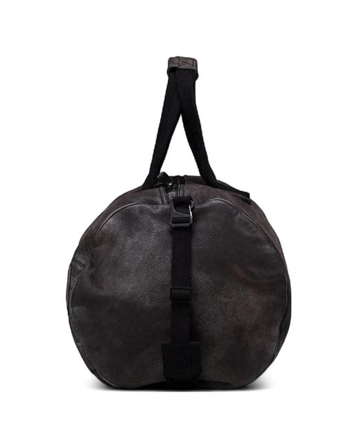 Napapijri Black Appliqué Duffel Bag
