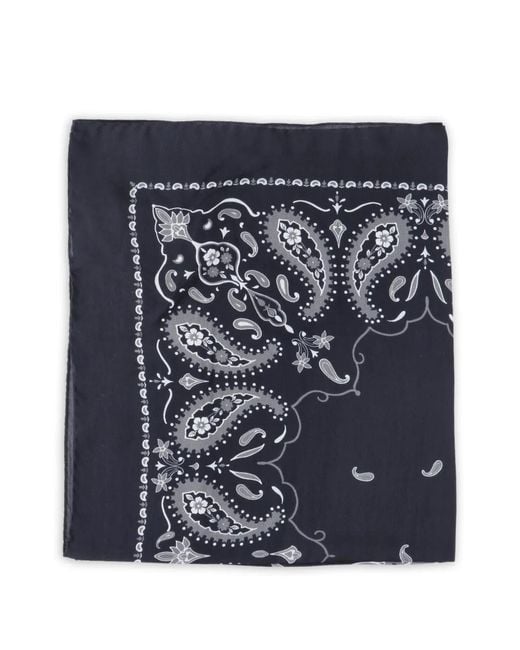 Destin Blue Pino Paisley Foulard