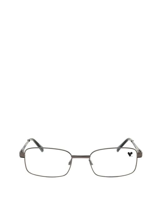 JOE OPTICAL Brille Mit Eckigem Gestell in White für Herren