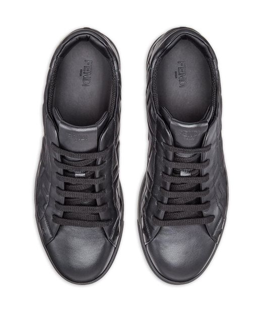 mens black fendi trainers