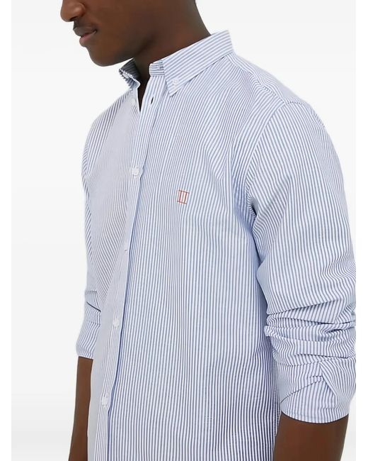 Les Deux White Striped Shirt for men