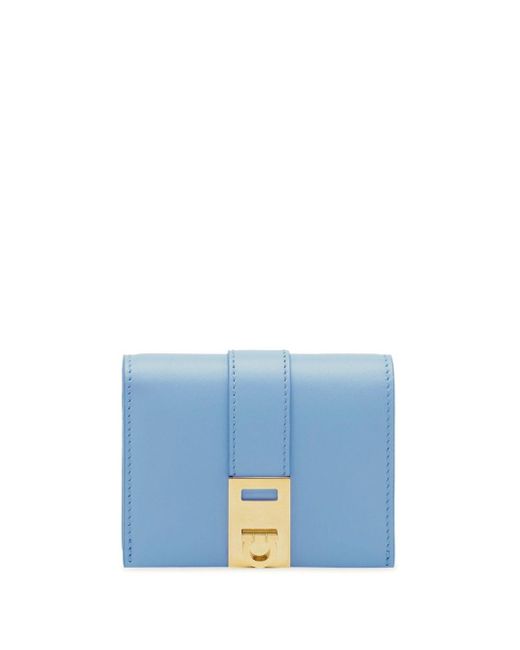 Ferragamo Blue Damen Hug Portemonnaie