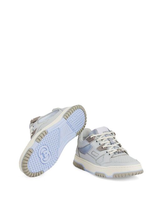 Gucci Low-top Sneakers Met Vlakken in het White