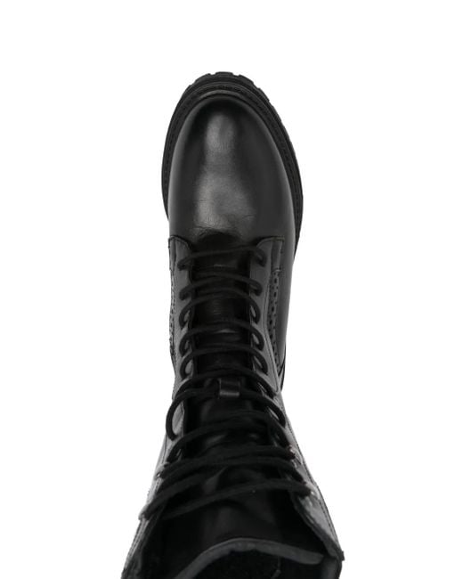 Geox Black 40Mm Iridea Combat Boots
