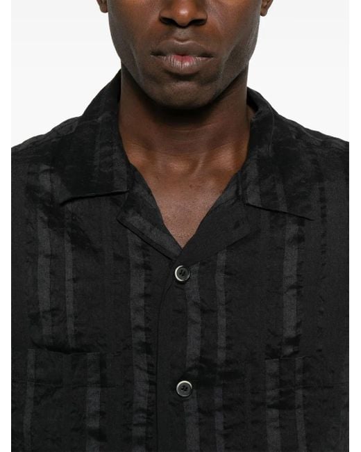 Barena Black Striped Shirt for men