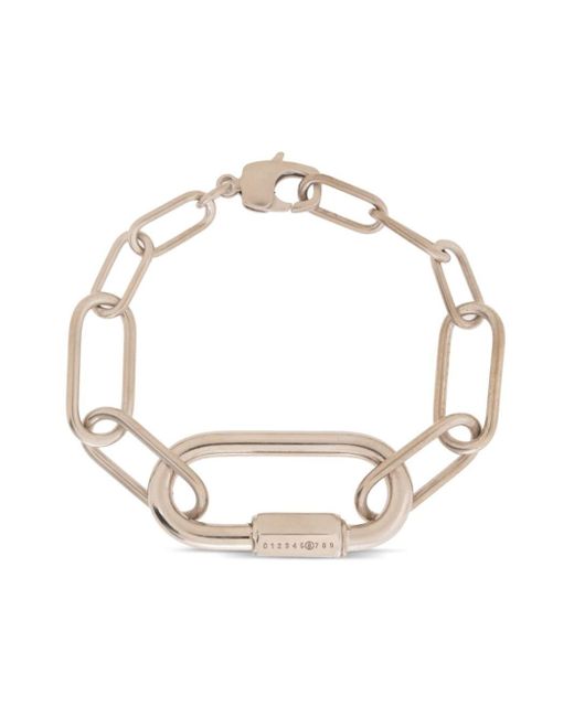 ^ bracelet à design de mousqueton MM6 by Maison Martin Margiela en coloris Metallic