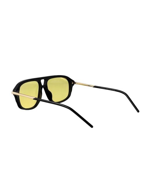 Givenchy Yellow Pilot Sunglasses