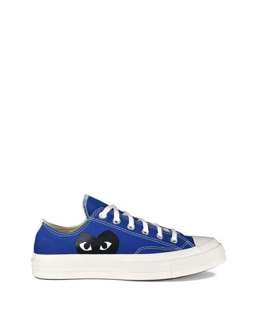 COMME DES GARÇONS PLAY Blue Chuck Taylor Low-Top Sneakers