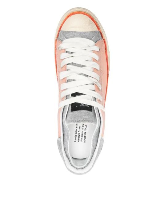 HIDNANDER Pink Starless Platform Sneakers