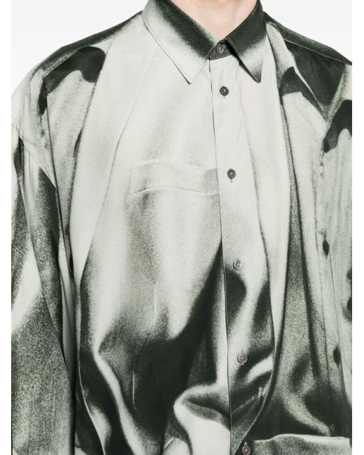 Paul Smith Multicolor Trompe L'oeil-print Shirt for men