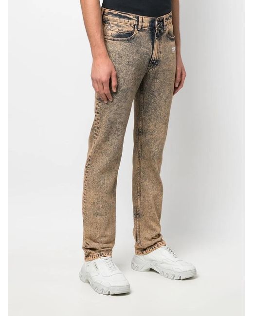 Stella McCartney Gray Jean Droit À Logo Imprimé