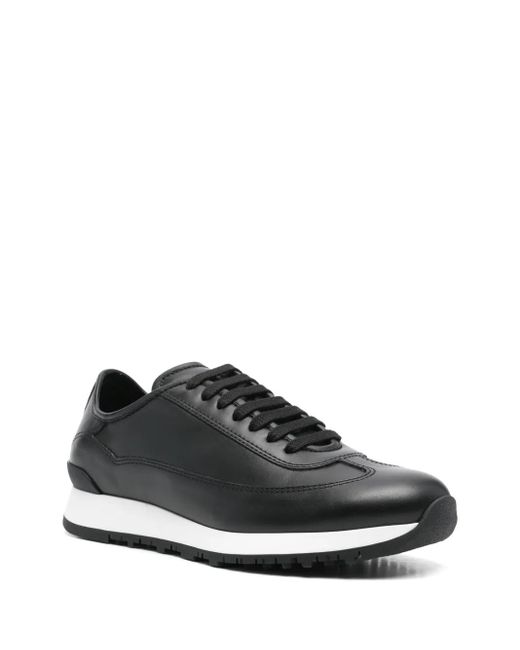 John Lobb Black Foundry Ii Sneakers for men