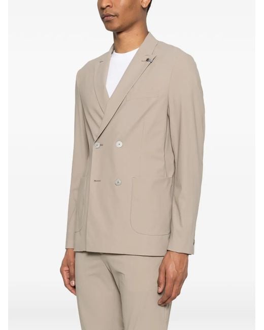 DISTRETTO 12 Natural Active Double-Breasted Jacket for men