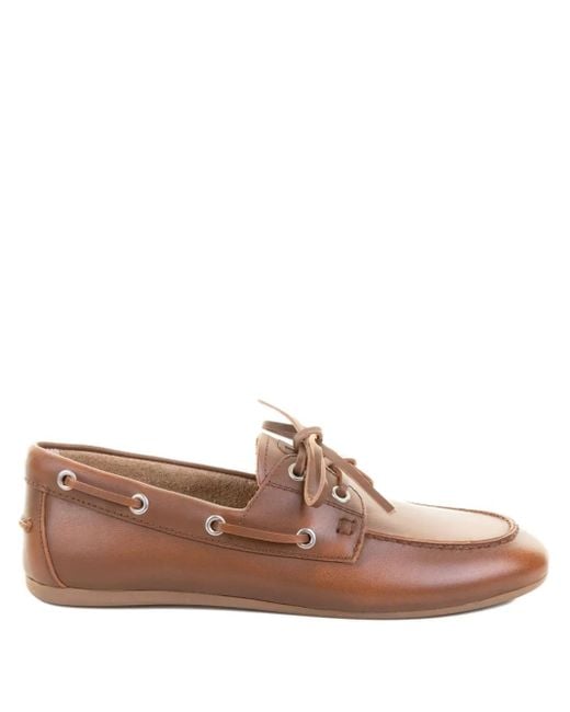 Bibi Lou Tana レザーローファー Brown