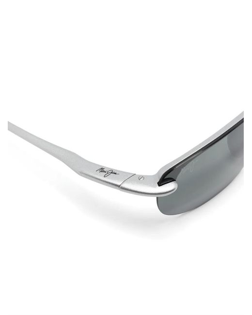 Maui Jim Gray Rectangle-Frame Sunglasses