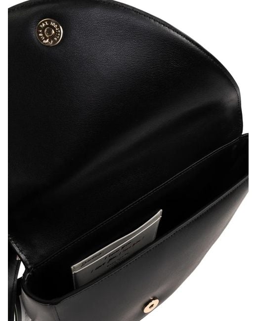 Kate Spade Black Crescent Leather Shoulder Bag