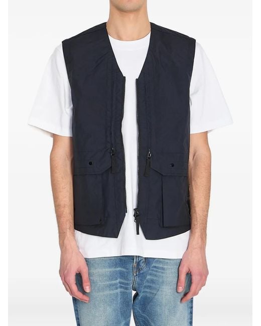 Stone Island Blue Angled Pocket Jacket for men
