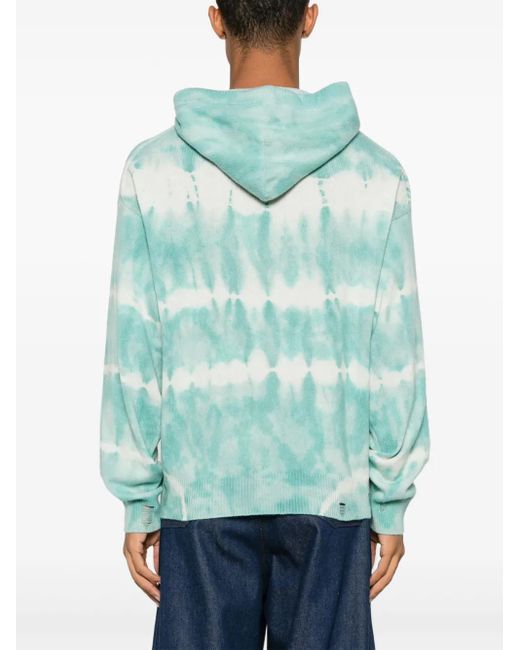 Amiri Green Ma Tie Dye Hoodie for men