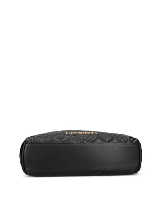 Love Moschino Black Quilted Chain Shoulder Bag