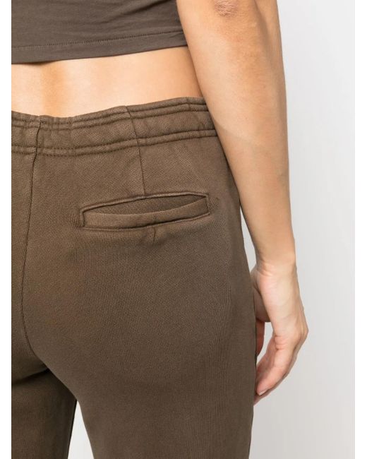 Entire studios Brown Washed-Effect Flared Trousers