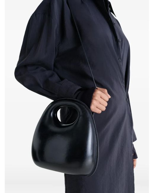 Lemaire Black Egg Leather Bag