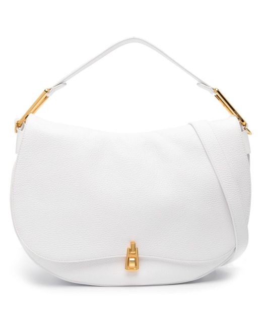 Grand sac porté épaule Magie Coccinelle en coloris White