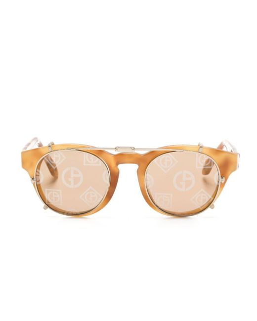 Giorgio Armani Pink Pantos-frame Sunglasses for men