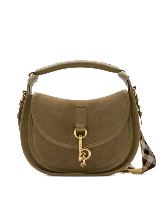 Burberry Brown Kleine B Clip Tote Bag