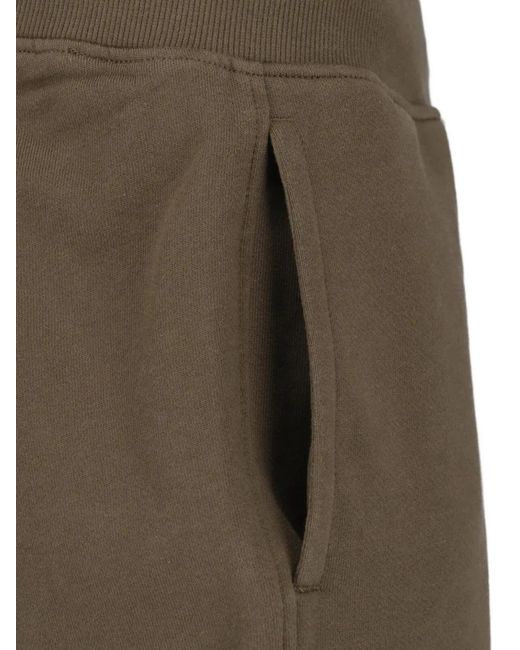 C P Company Green Pantalon De Jogging En Polaire Diagonale À Poches Cargo Lens for men