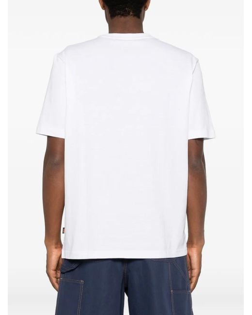 Boss White T-Shirt À Imprimé Graphique for men