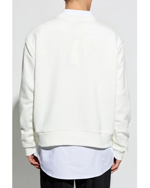 Marni White Sweatshirt With Logo for men