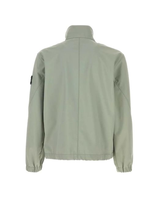 Stone Island Green Capospalla for men