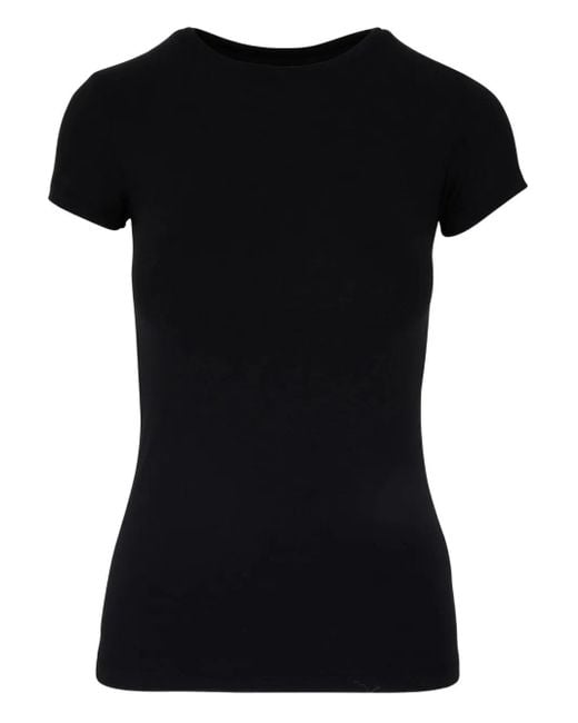 L'Agence T-Shirt Met Ronde Hals in het Black
