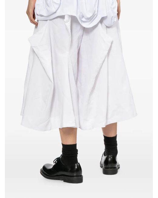 Comme des Garçons プリーツ パンツ ホワイト | Lyst