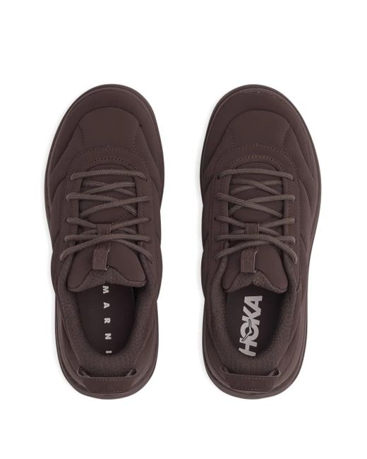Hoka One One Brown Bondi B3Ls Marni Sneakers