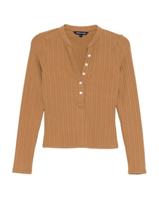 Veronica Beard Brown Jocelyn Top
