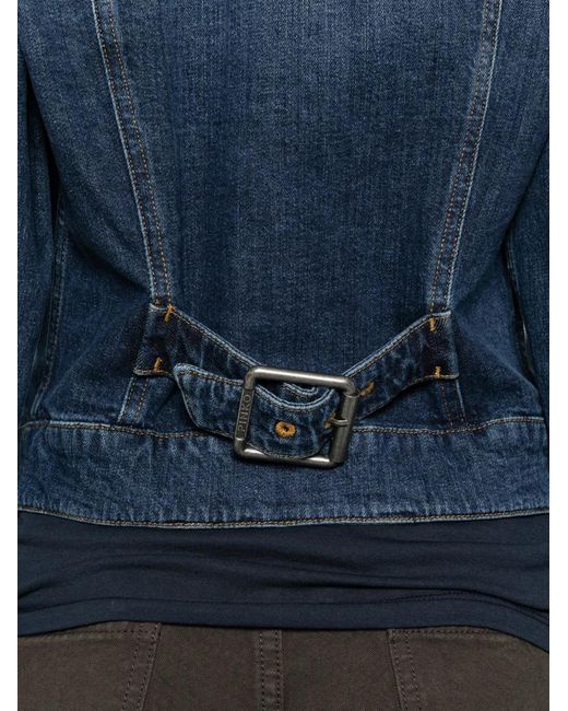 Pinko Blue Ganimede Flap-Pocket Jacket