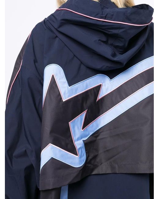 BAPY BY *A BATHING APE® Blue Bapesta Parka Coat