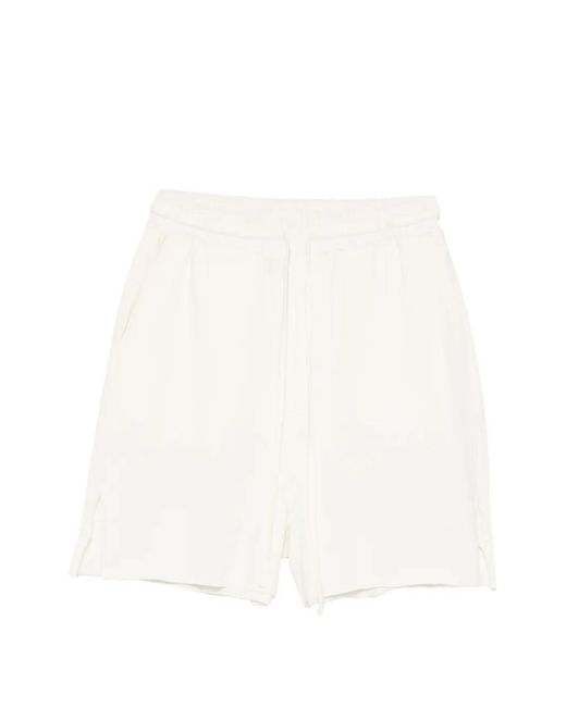 Pantalones Cortos De Chándal Con Cordones Thom Krom de hombre de color White