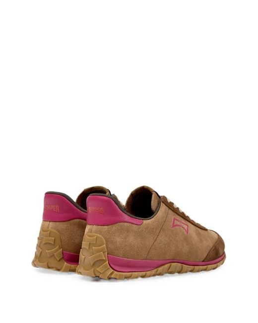 Camper Brown Drift Walk Suede Sneakers