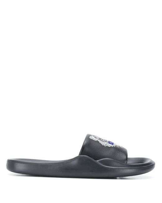 KENZO Tiger Sliders in Black - Save 35% - Lyst