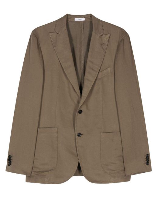 Boglioli Brown K-jacket Single-breasted Blazer for men