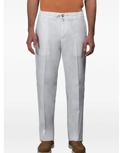 Moorer Gray Adamson Straight-Leg Trousers for men