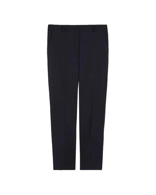 Weekend by Maxmara Blue Tailored Trousers