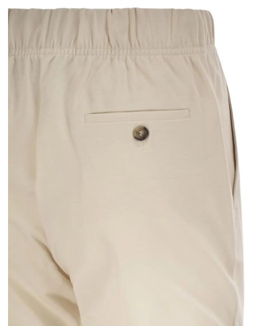 Weekend by Maxmara Natural Slim-Fit Stretch-Jersey Trousers